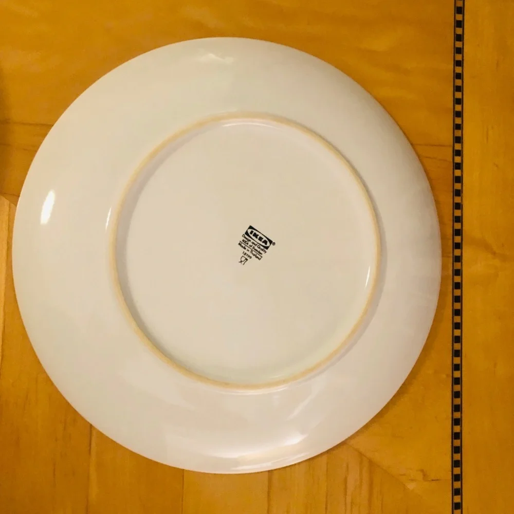 IKEA white dinner